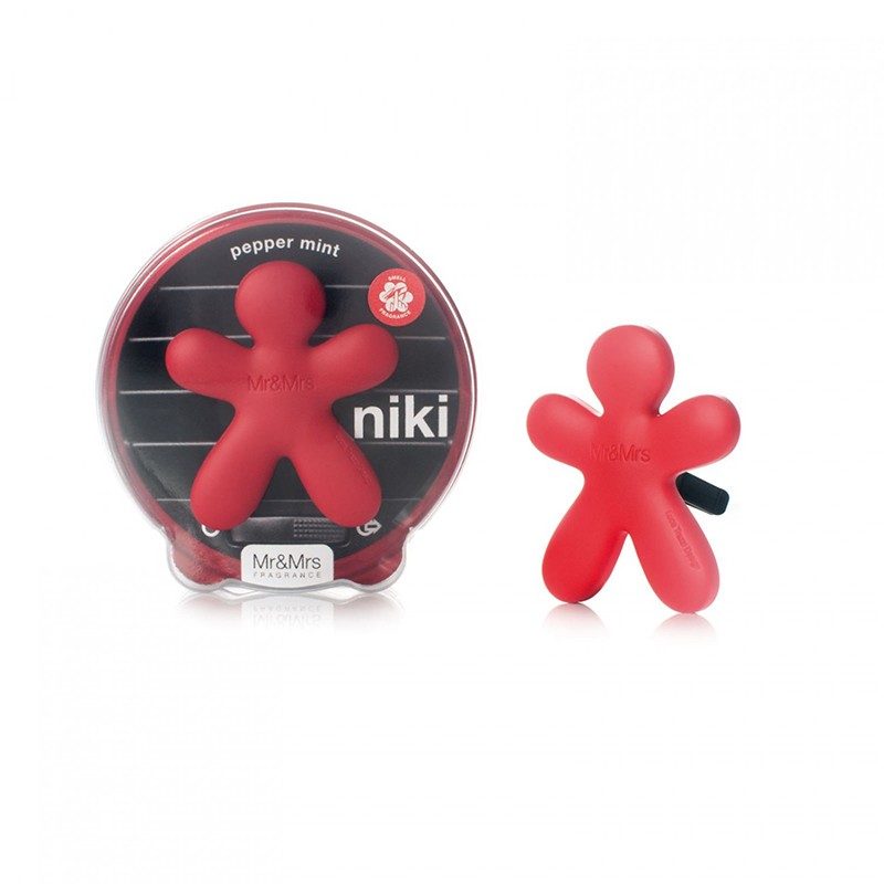 Mr&Mrs Fragrance Niki Silver Soft Touch Fresh Air Profumatore per auto  ricaricabile - Myho