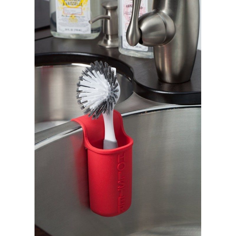 Holster Brands Lil' Holster SKINNY Dish Brush Holder, Silicone