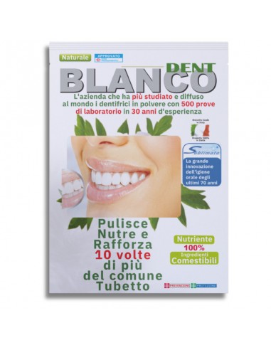 Dentifricio in polvere naturale in busta Blancodent