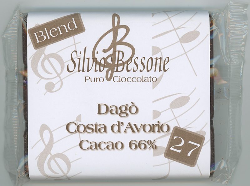 Cioccolato Dagò Costa d'Avorio di Bessone 