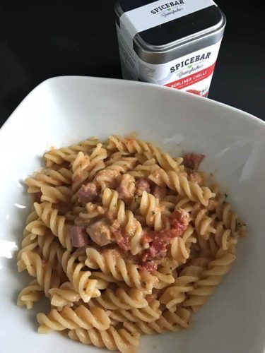 Fusilli alla pancetta con peperoncino di Berlino di Spicebar