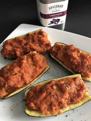 Zucchine ripiene al tonno con pepe lungo Spicebar