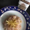 Tartare di gamberi al pompelmo con sale affumicato di Spicebar