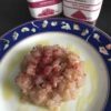 Tartare di gamberi crudi al sale e polvere di lamponi Spicebar