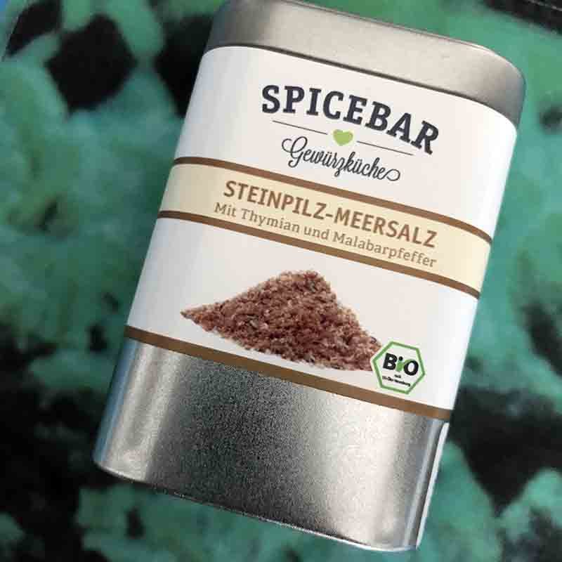 Sale aromatizzato ai funghi timo e pepe Malabar di Spicebar