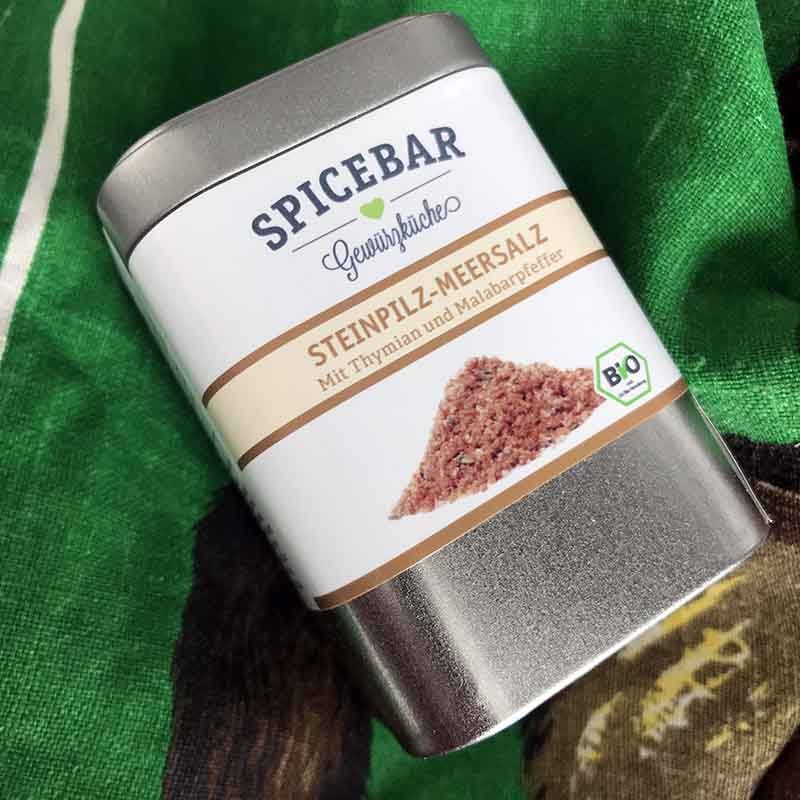 Sale aromatizzato ai funghi timo e pepe Malabar di Spicebar