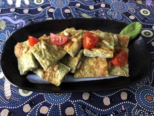 Frittata al pesto genovese