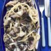 Spaghetti con seppie e champignon