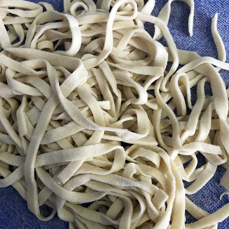 Tagliatelle di farina di semola