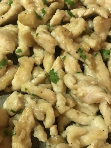 Straccetti di pollo al marsala