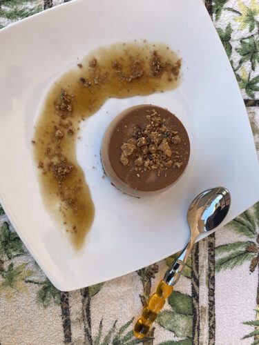 Panna cotta al caffè e cioccolato