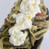 Tagliolini melanzane pomodorini pesto e stracciatella