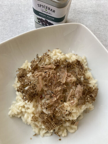 Risotto al tartufo nero e bianco