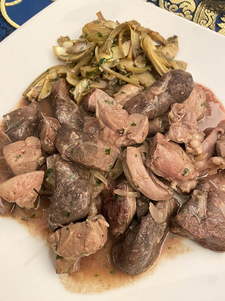 Bianco e nero d’agnello alla genovese