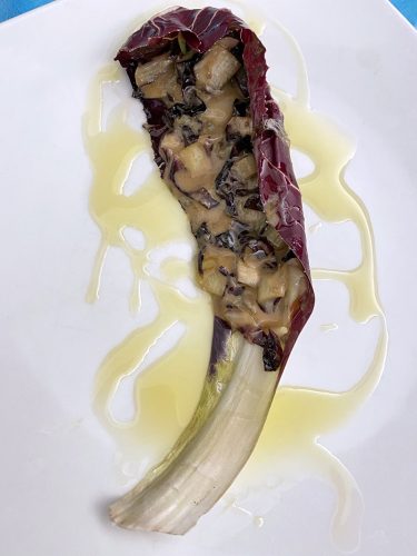 Radicchio trevigiano con gorgonzola piccante