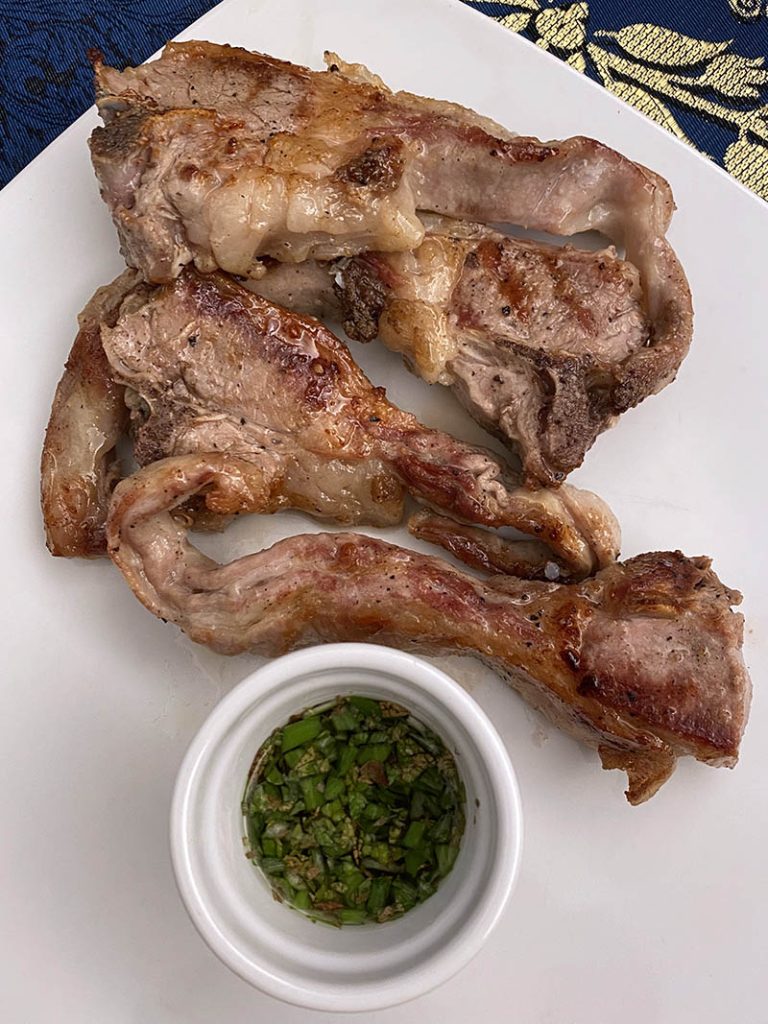 Costine d'agnello alla menta