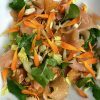 Insalata con arancia salmone e calendula