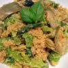 Insalata di quinoa verza asparagi e carciofi