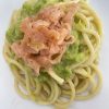 Bucatini alla crema di trombette e salmone al limone