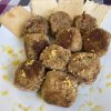 Polpette di cozze e vongole con pecorino profumate al limone