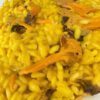 Risotto giallo ai funghi galletti