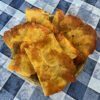 Schiacciata di patate al rosmarino e cipolla egiziana