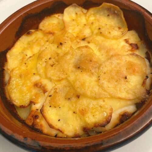 Sfoglie di patate con crescenza