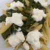 Penne con cime di rapa e crescenza