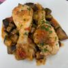 Pollo con le melanzane